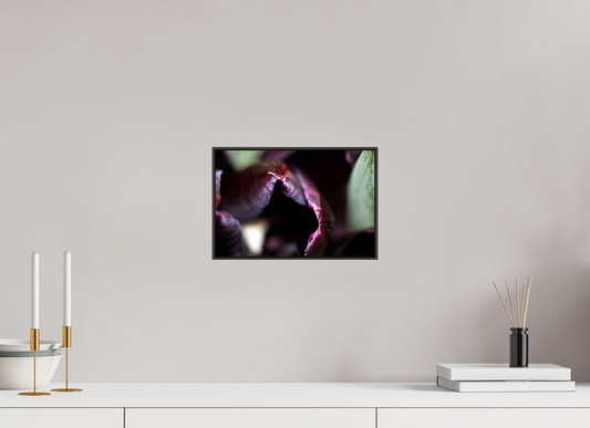 30 x 20 cm, Foto-Abzug hinter Acrylglass Glänzend, ArtBox aus Aluminium (Schwarz) 06a Dunkles Leuchten