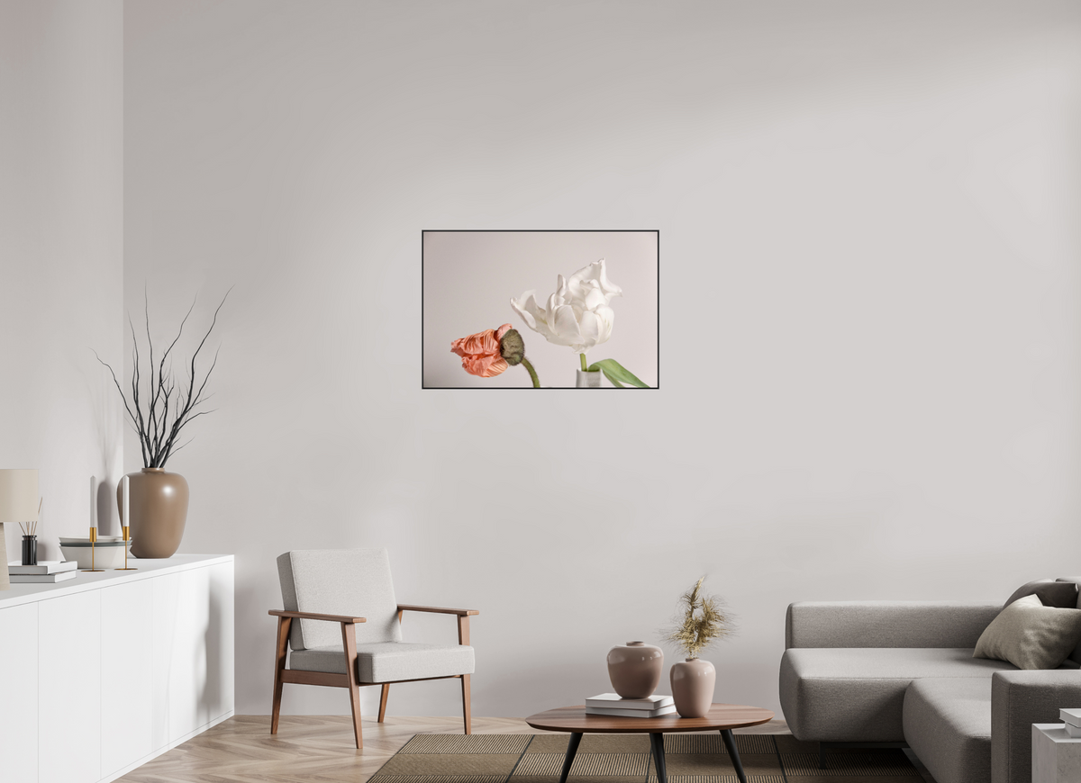 90 x 60 cm, ArArtBox aus Aluminium, Profiltiefe 25 mm (Schwarz) Ohne Titel 05