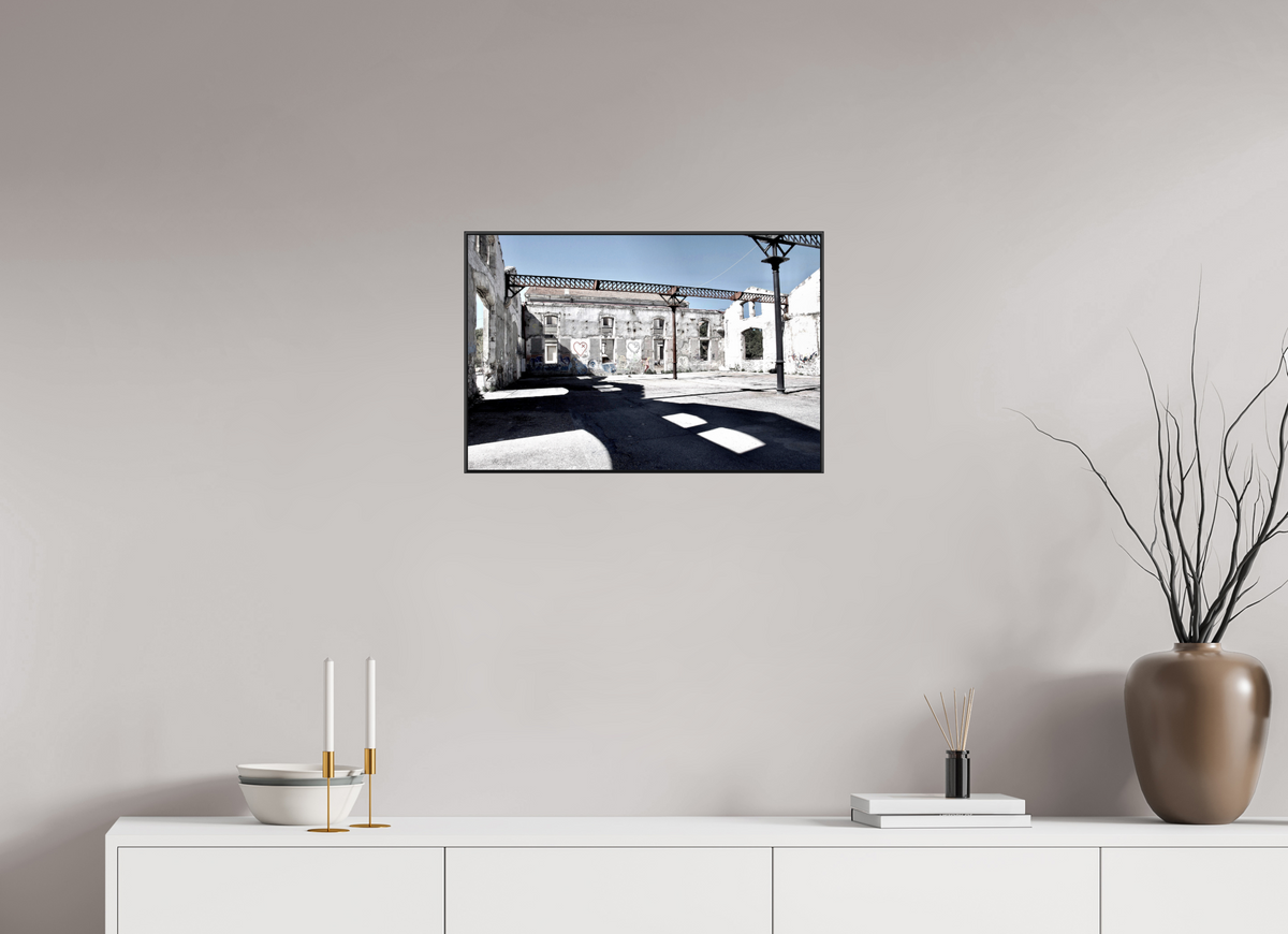 60 x 40 cm, Foto-Abzug hinter Acrylglass Glänzend, ArtBox aus Aluminium (Schwarz) Ohne Titel 27
