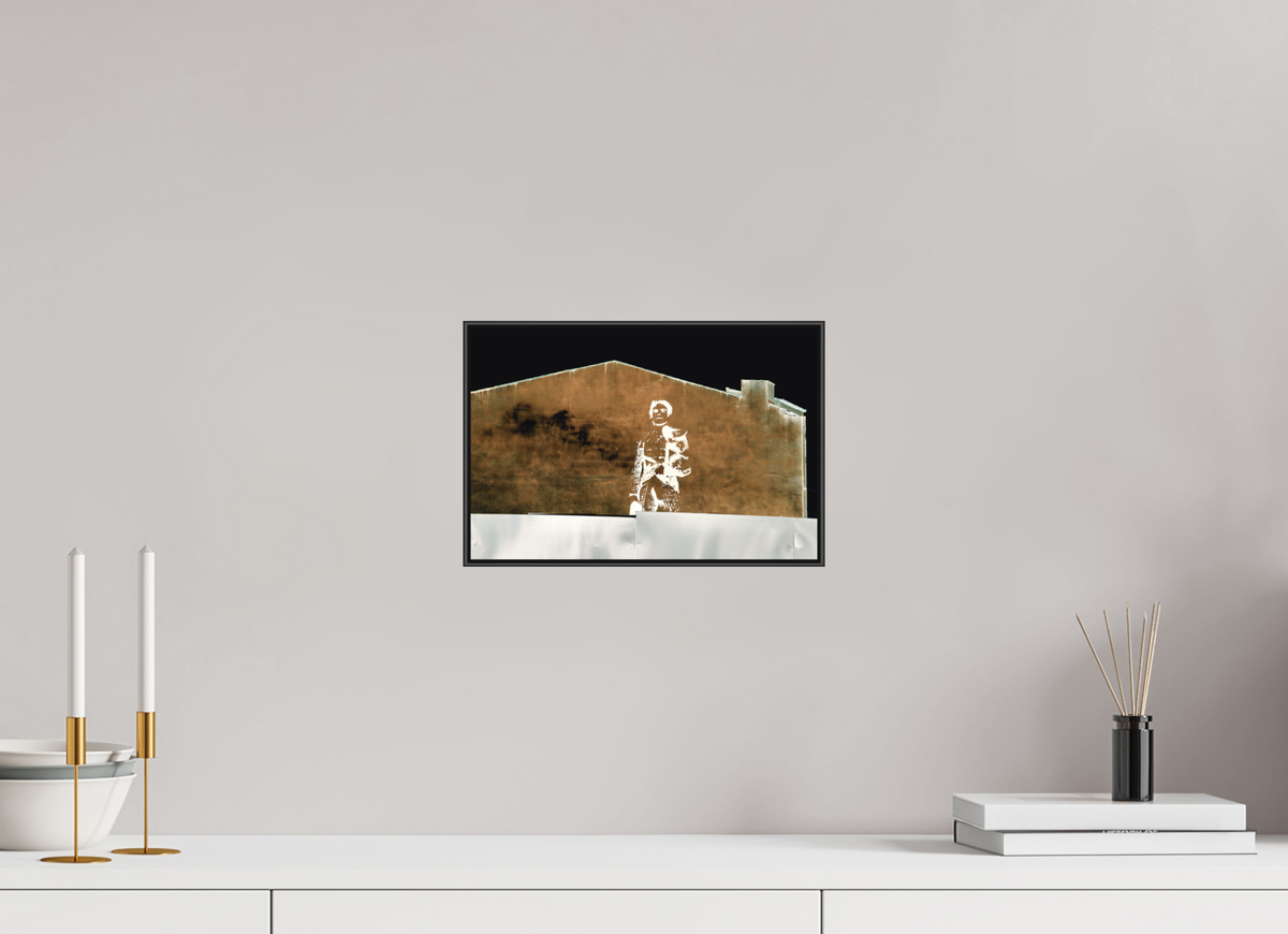 30 x 20 cm, Foto-Druck auf Alu-Dibond, ArtBox aus Aluminium, 25 mm Profiltiefe, Schwarz Ohne Titel 18