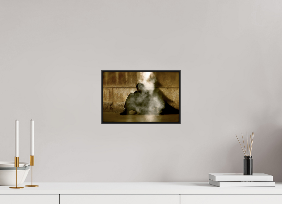 30 x 20 cm, Foto-Abzug hinter Acrylglass, glänzend, ArtBox aus Aluminium (Schwarz) 20 Zwischen Schatten und Licht