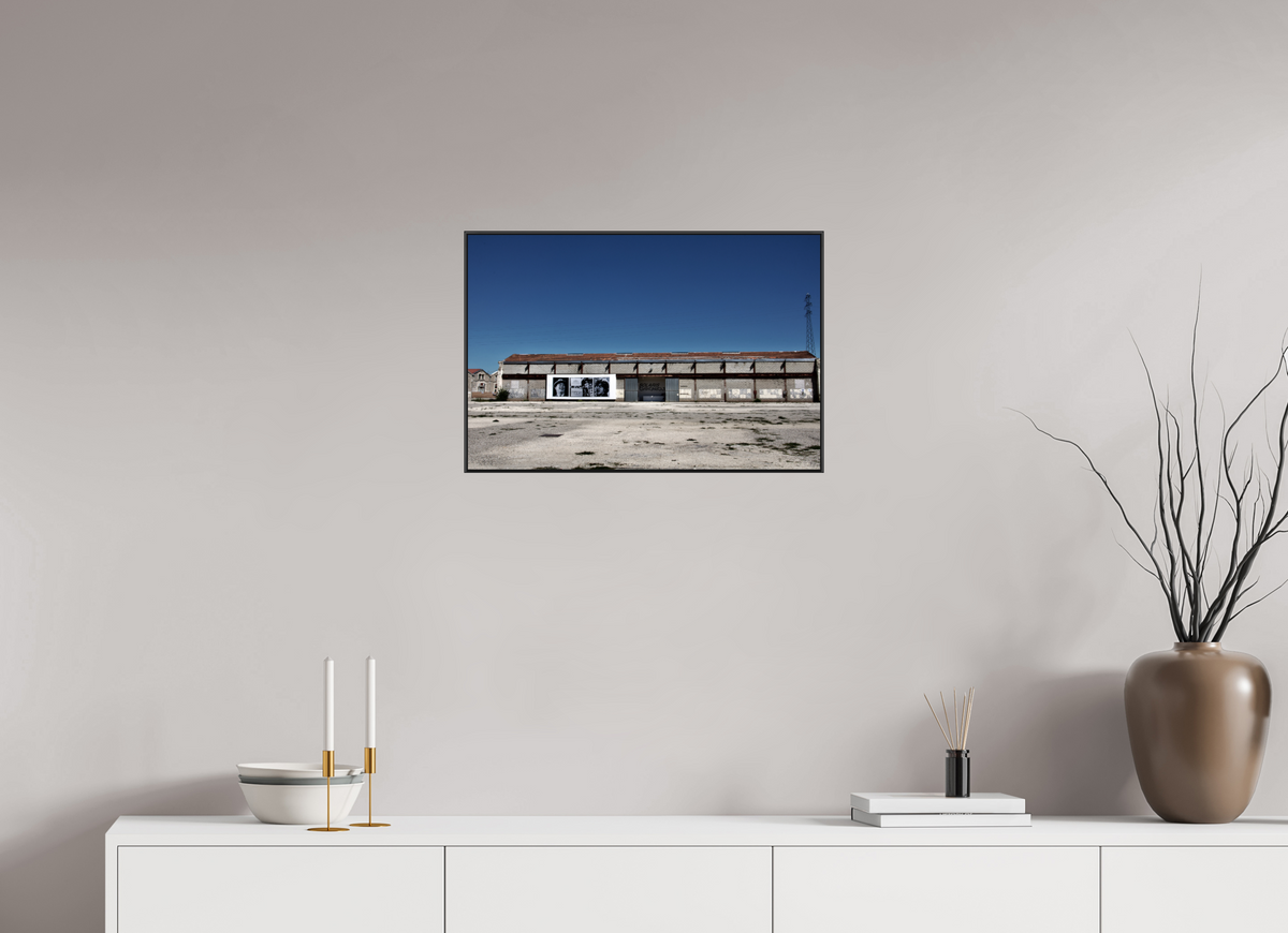 60 x 40 cm, Foto-Abzug hinter Acrylglass glänzend, ArtBox aus Aluminium (Schwarz) 26 Lost Places 02