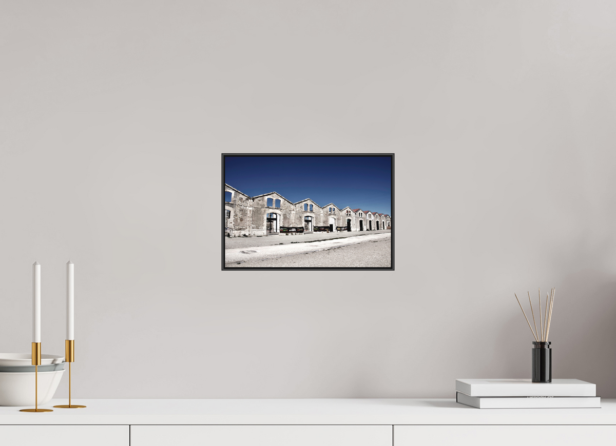 30 x 20 cm, Foto-Druck auf Alu-Dibond, ArtBox aus Aluminium, Schwarz 25 Lost_Places 01