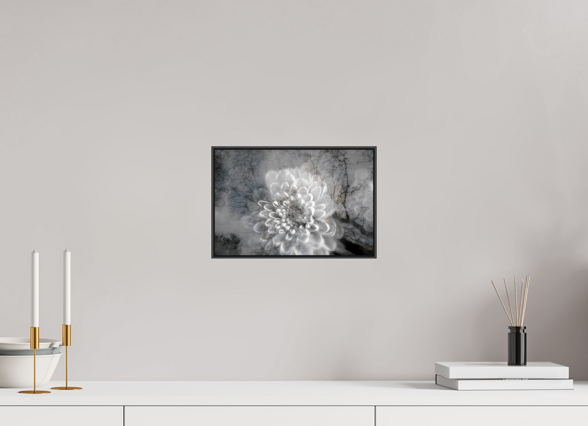 30 x 20 cm, Foto-Abzug hinter Acrylglass Glänzend, ArtBox aus Aluminium (Schwarz) 11b Durchscheinende Erinnerung