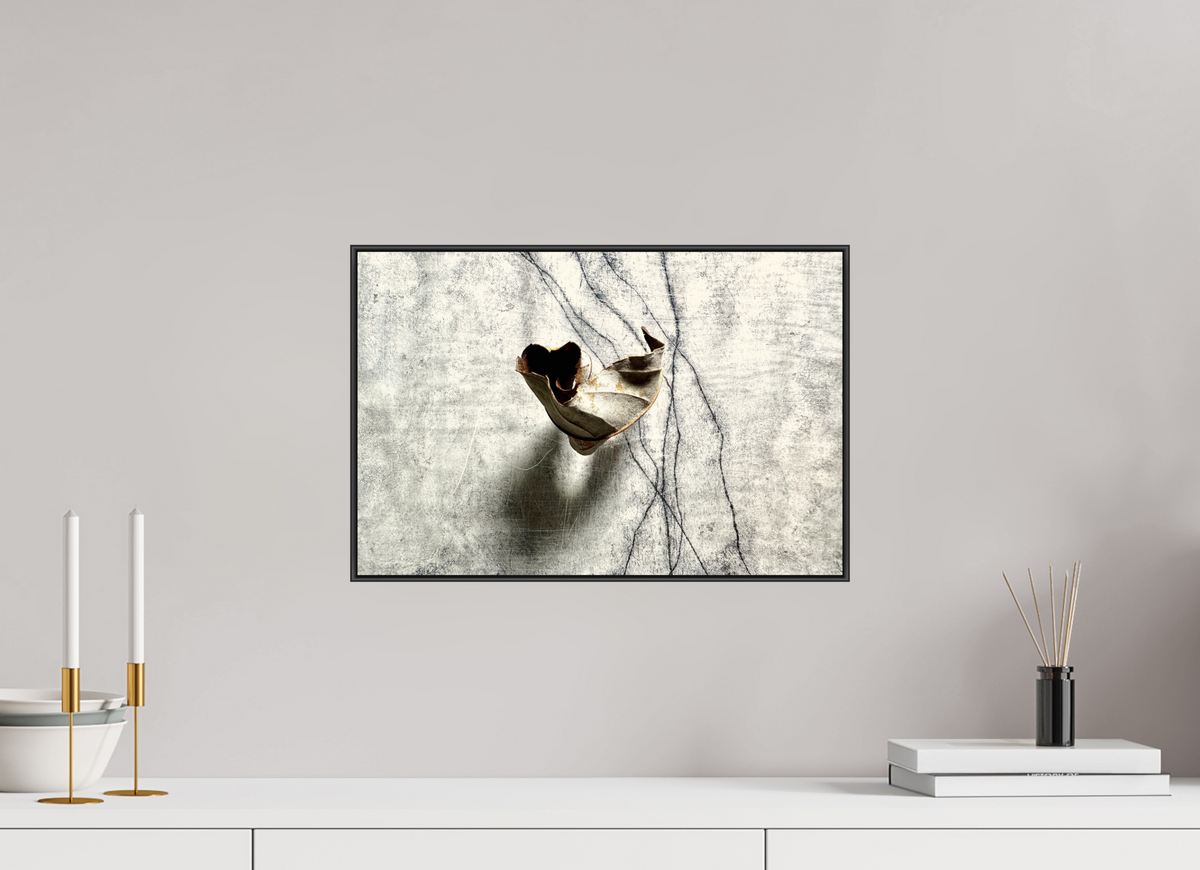45 x 30 cm, ArArtBox aus Aluminium, Profiltiefe 25 mm (Schwarz) Ohne Titel 12