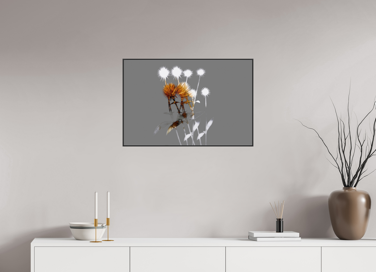 75 x 50 cm, ArArtBox aus Aluminium, Profiltiefe 25 mm (Schwarz) Ohne Titel 08