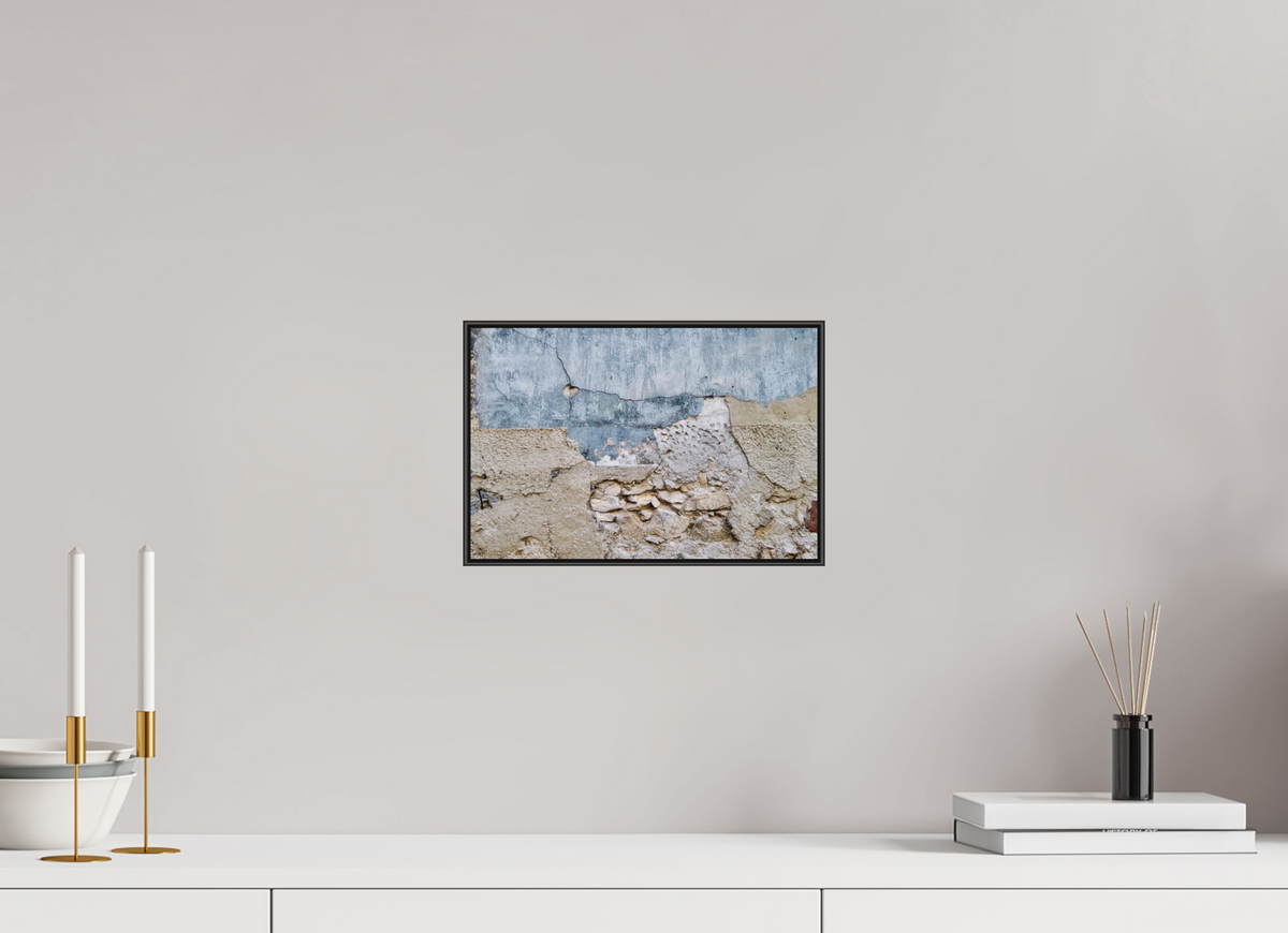 30 x 20 cm, Foto-Druck auf Alu-Dibond, ArtBox aus Aluminium, Schwarz 21 Spuren der Zeit 01 Patina