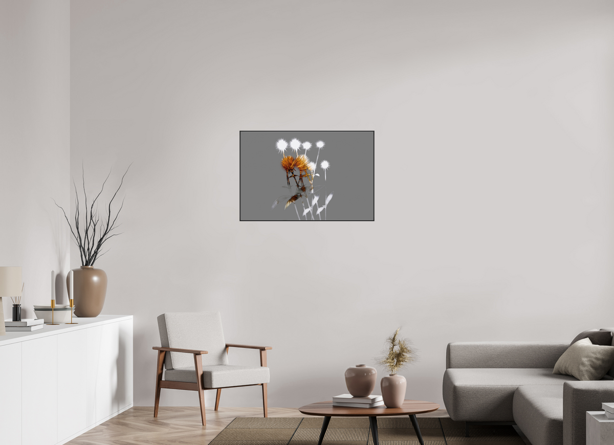 90 x 60 cm, ArArtBox aus Aluminium, Profiltiefe 25 mm (Schwarz) Ohne Titel 08