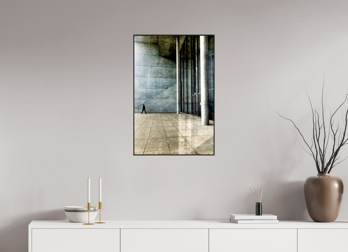 50 x 75 cm, Foto-Abzug hinter Acrylglass Glänzend, ArtBox aus Aluminium (Schwarz) Ohne Titel 23