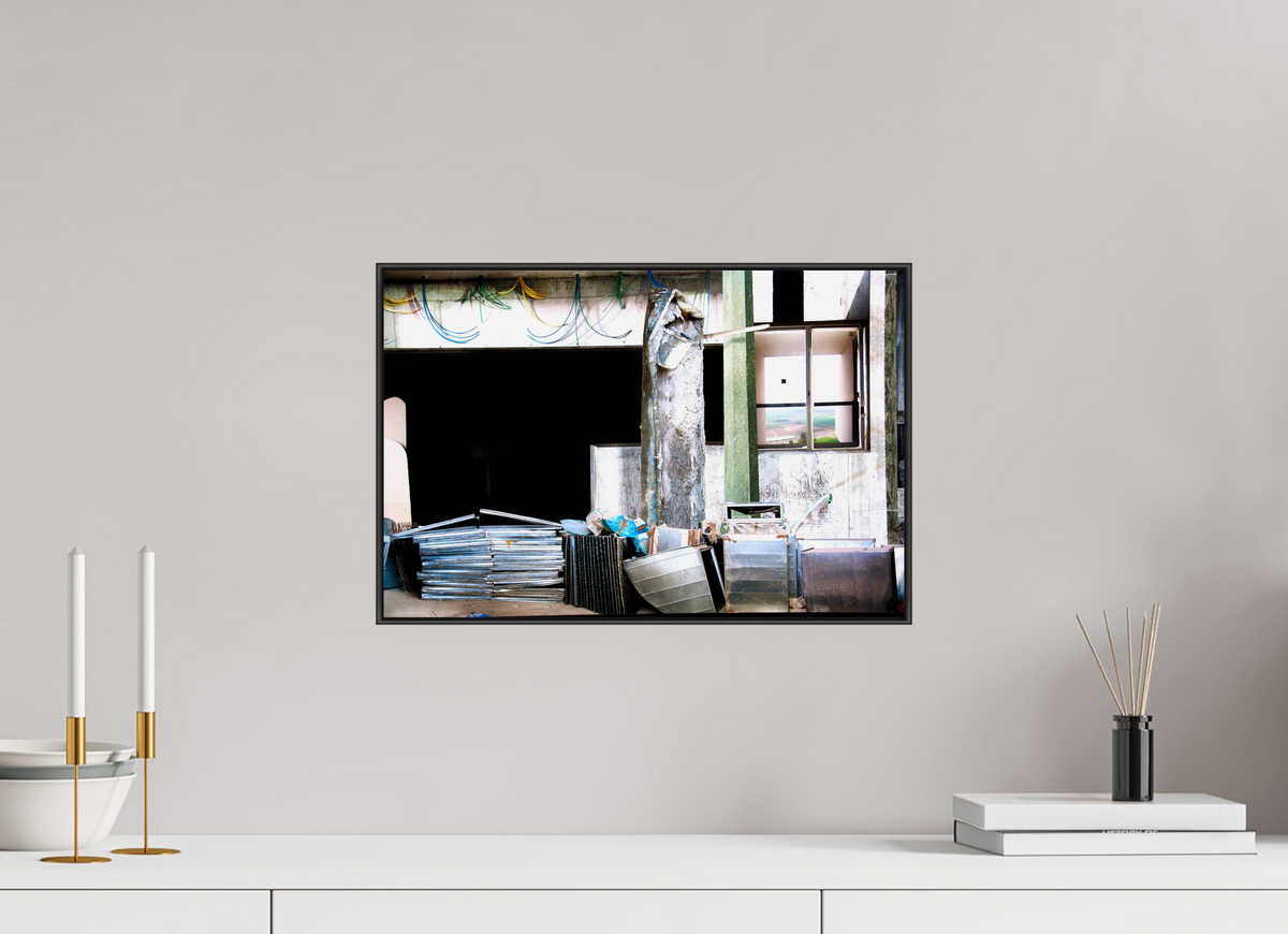 45 x 30 cm, Foto-Abzug hinter Acrylglass Glänzend, ArtBox aus Aluminium (Schwarz) Ohne Titel 28