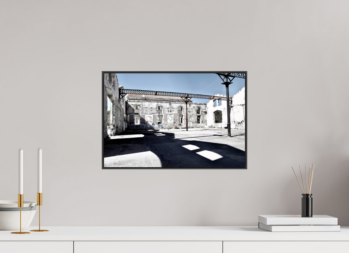 45 x 30 cm, Foto-Abzug hinter Acrylglass Glänzend, ArtBox aus Aluminium (Schwarz) Ohne Titel 27