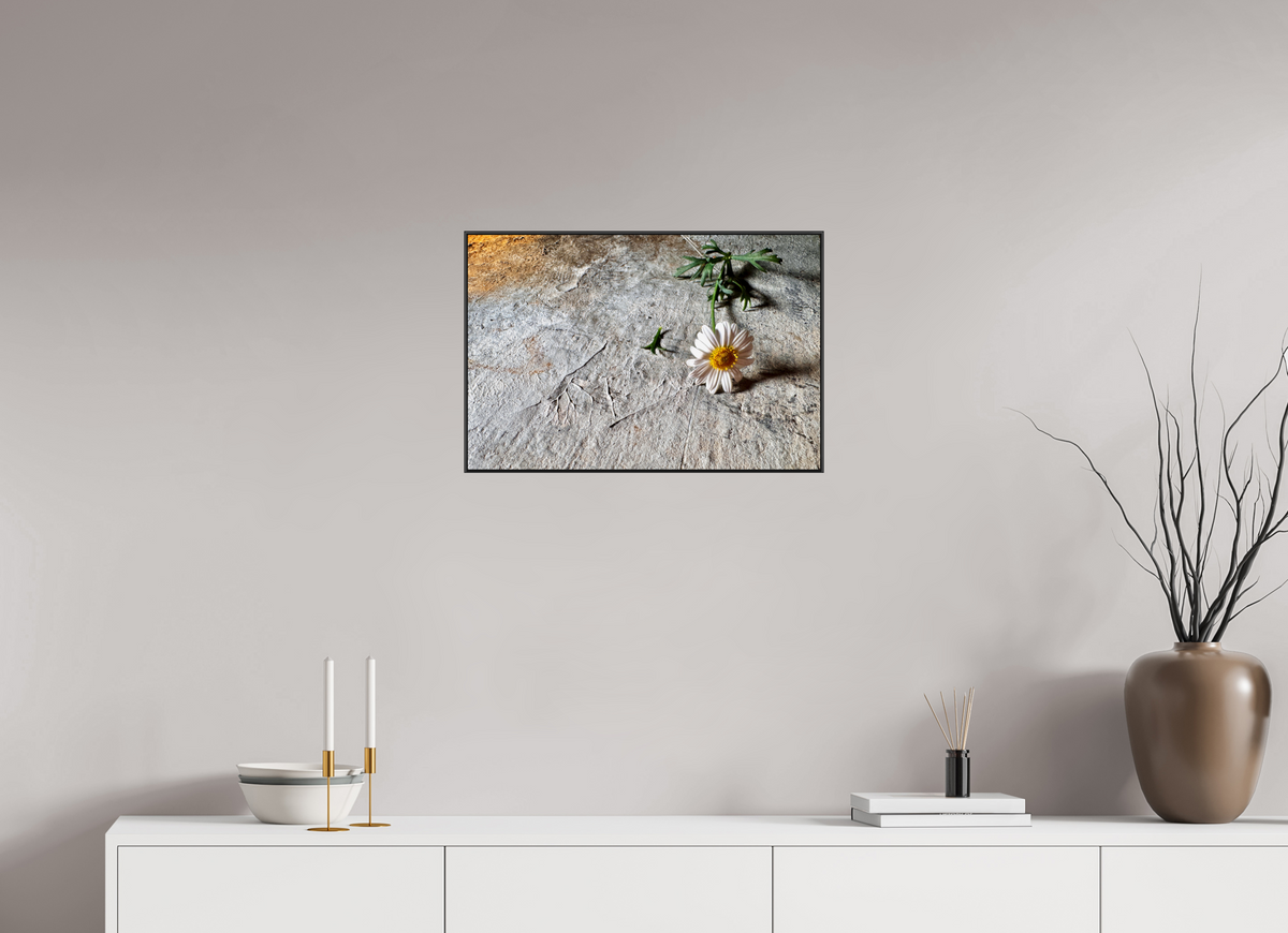 60 x 40 cm, ArArtBox aus Aluminium, Profiltiefe 25 mm (Schwarz) Ohne Titel 15
