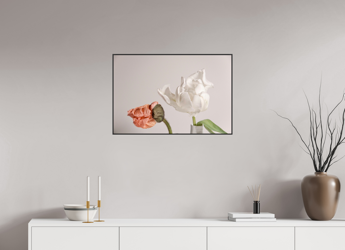 75 x 50 cm, ArArtBox aus Aluminium, Profiltiefe 25 mm (Schwarz) Ohne Titel 05