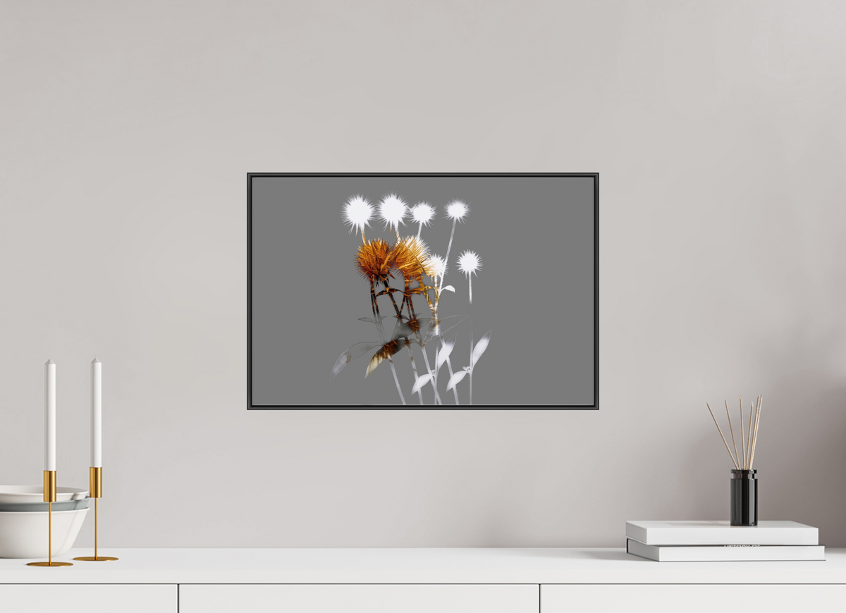 45 x 30 cm, ArArtBox aus Aluminium, Profiltiefe 25 mm (Schwarz) Ohne Titel 08