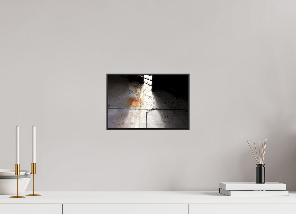 30 x 20 cm, Foto-Abzug hinter Acrylglass, glänzend, ArtBox aus Aluminium (Schwarz) 27 Lost Places 03
