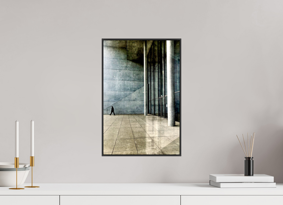 30 x 45 cm, Foto-Abzug hinter Acrylglass Glänzend, ArtBox aus Aluminium (Schwarz) Ohne Titel 23