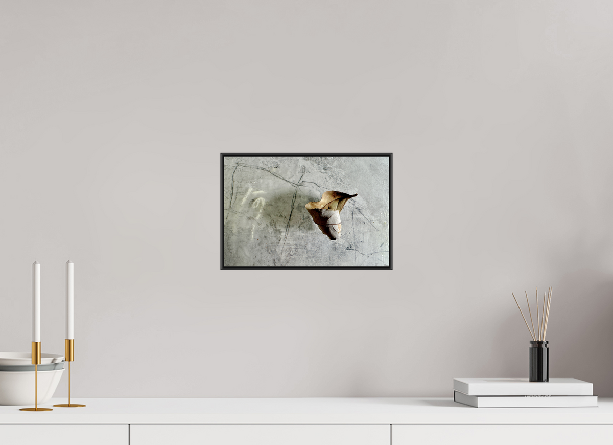 30 x 20 cm, Foto-Abzug hinter Acrylglass, glänzend, ArtBox aus Aluminium (Schwarz) 12 Fragile Begegnungen 01