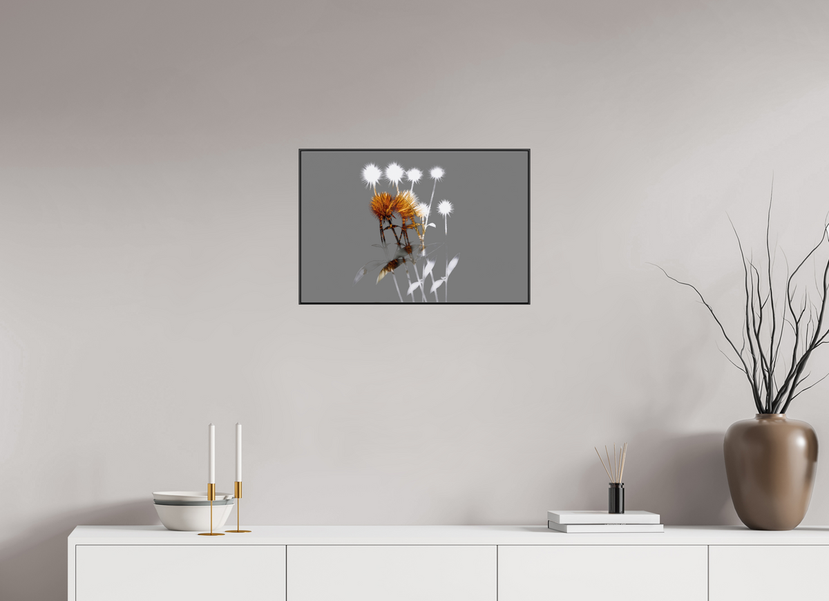 60 x 40 cm, ArArtBox aus Aluminium, Profiltiefe 25 mm (Schwarz) Ohne Titel 08