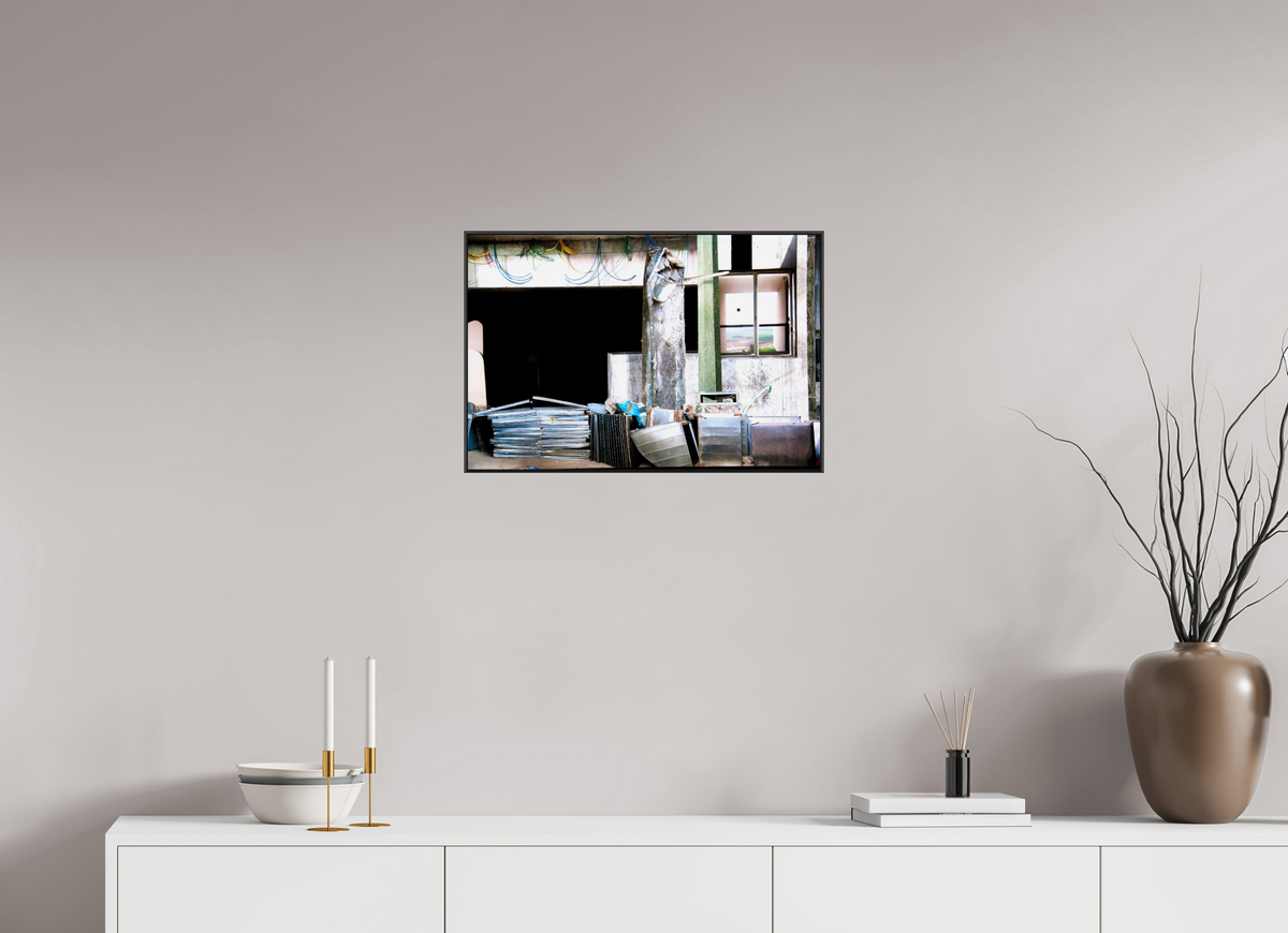 60 x 40 cm, Foto-Abzug hinter Acrylglass Glänzend, ArtBox aus Aluminium (Schwarz) Ohne Titel 28