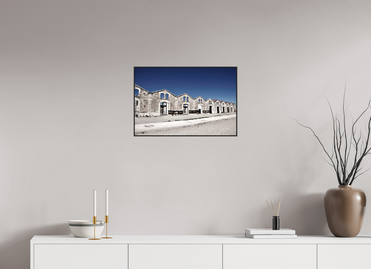60 x 40 cm, Foto-Druck auf Alu-Dibond, ArtBox aus Aluminium, Schwarz 25 Lost_Places 01