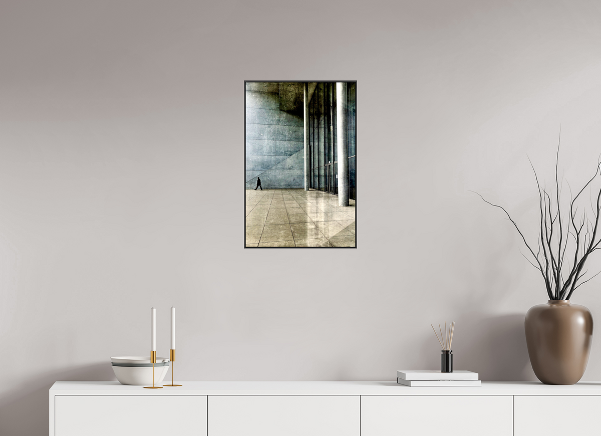 40 x 60 cm, Foto-Abzug hinter Acrylglass Glänzend, ArtBox aus Aluminium (Schwarz) Ohne Titel 23